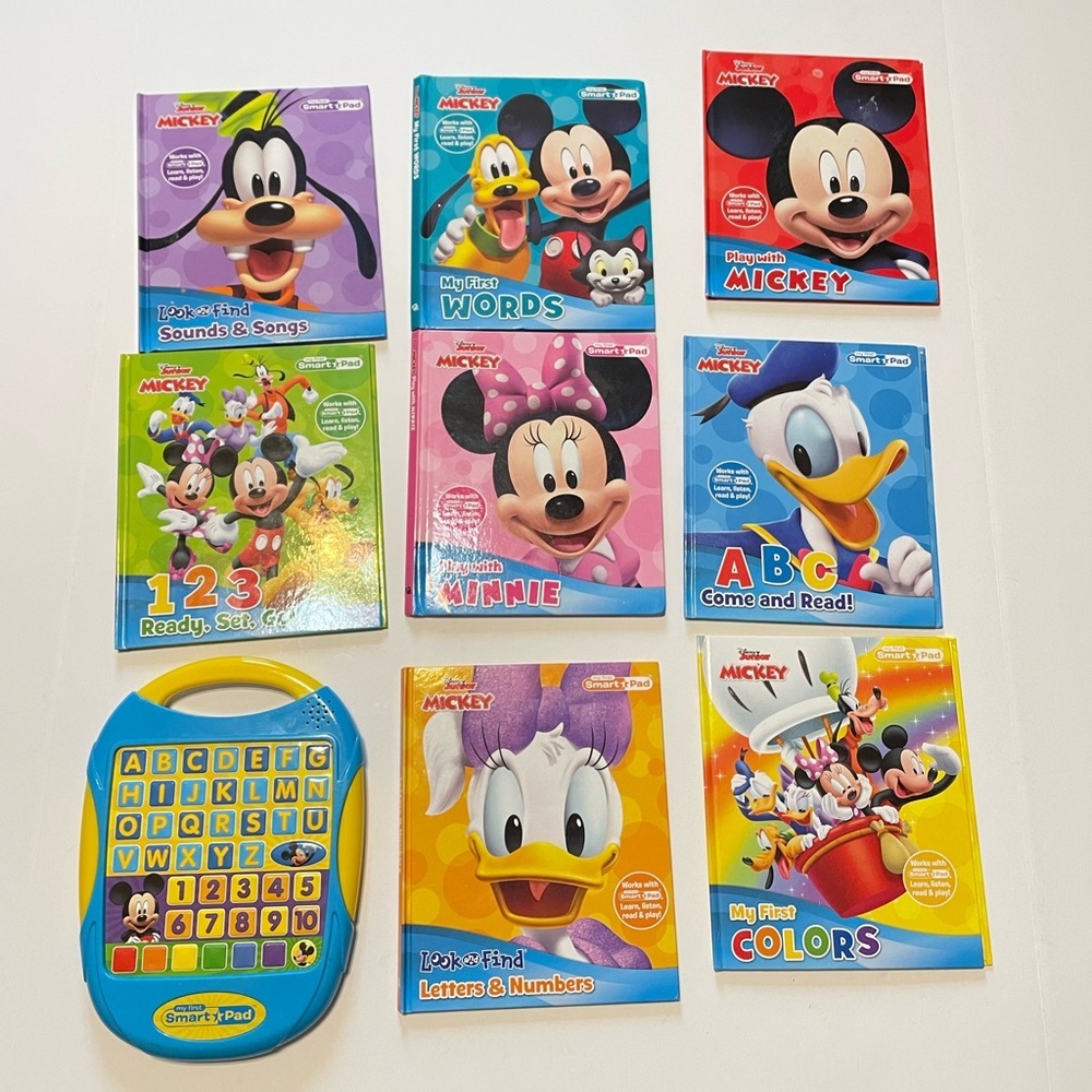 Disney: My First Smart Pad Library 8-Book Set and Interactive Activity Pad Sound